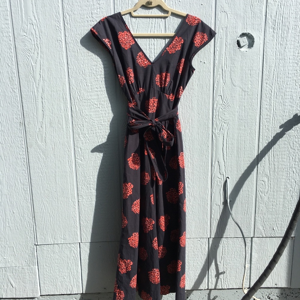 No. 6 poppy print poplin jumpsuit